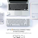 Rk Royal Kludge Rk71 Rgb Dual Mode Wireless/wired 70% Mechanical Gaming Keyboard - White