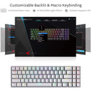 Rk Royal Kludge Rk71 Rgb Dual Mode Wireless/wired 70% Mechanical Gaming Keyboard - White