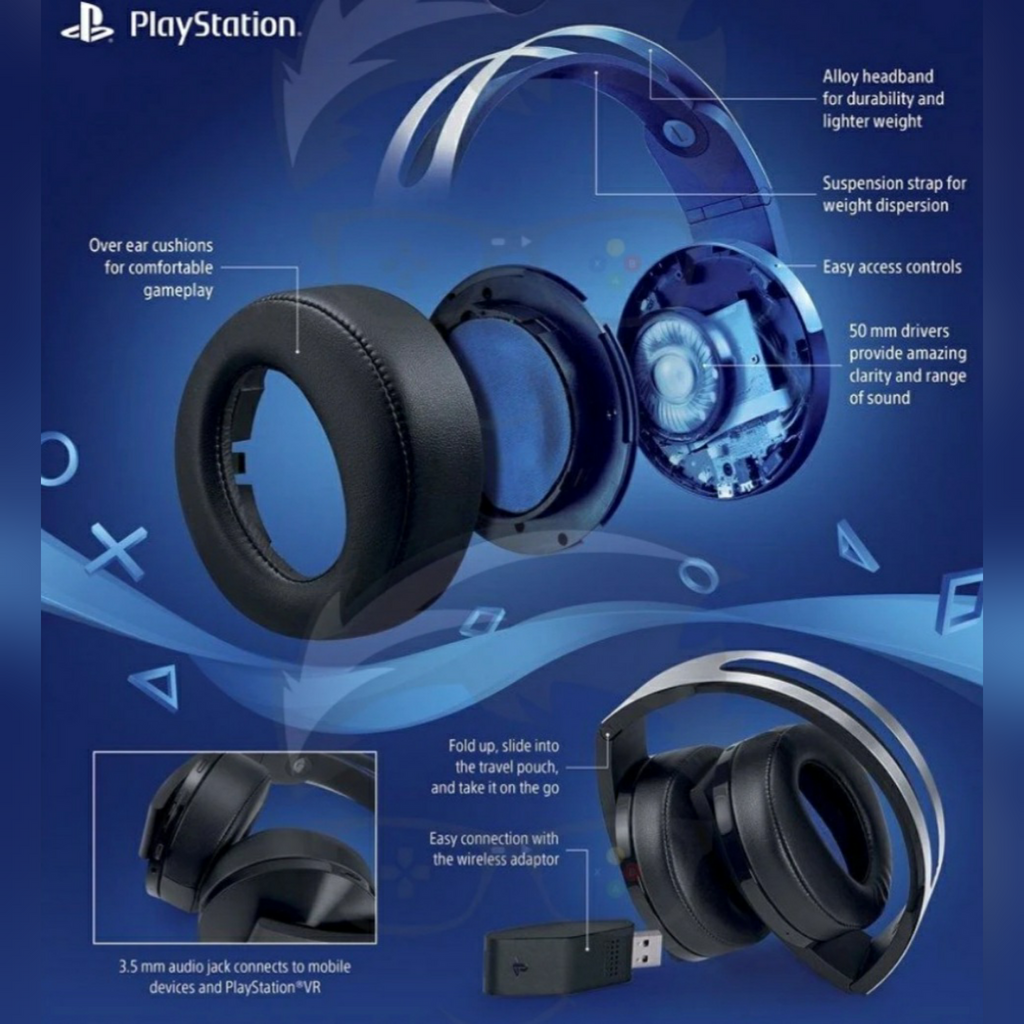 Sony PlayStation 4 Platinum Wireless Headset