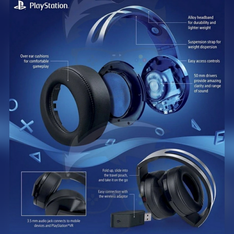 Playstation 4 deals platinum wireless headset
