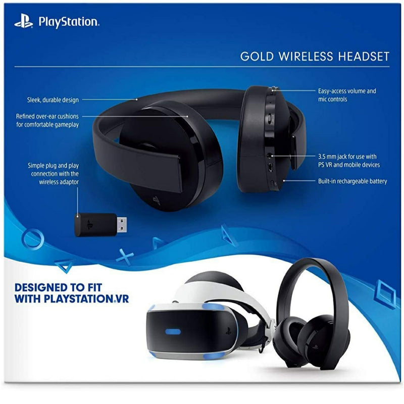 Playstation 4 New Gold Wireless Headset