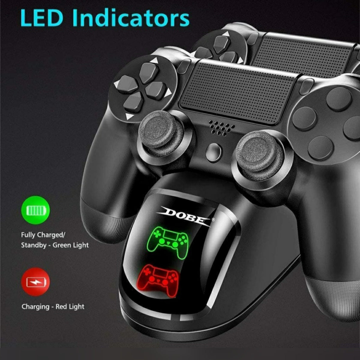 Dobe Dual Charging Dock Station For PS4 Dualshock 4 Controllers