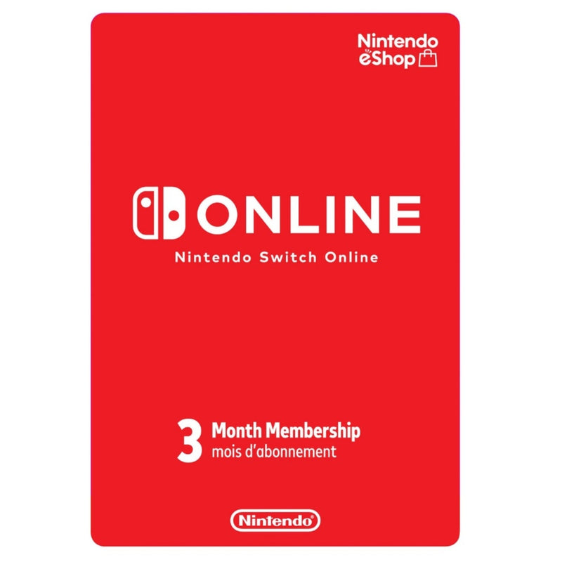 Nintendo Switch Online 3-Month Membership -

