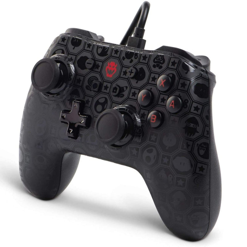 Powera Super Mario Bros. Bowser Shadow Wired Controller For Nintendo Switch Nintendo Switch