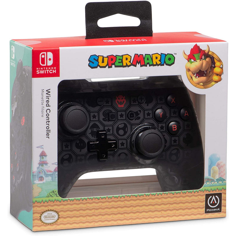 Super Mario Bros. Bowser Shadow Wired Controller for Nintendo Switch