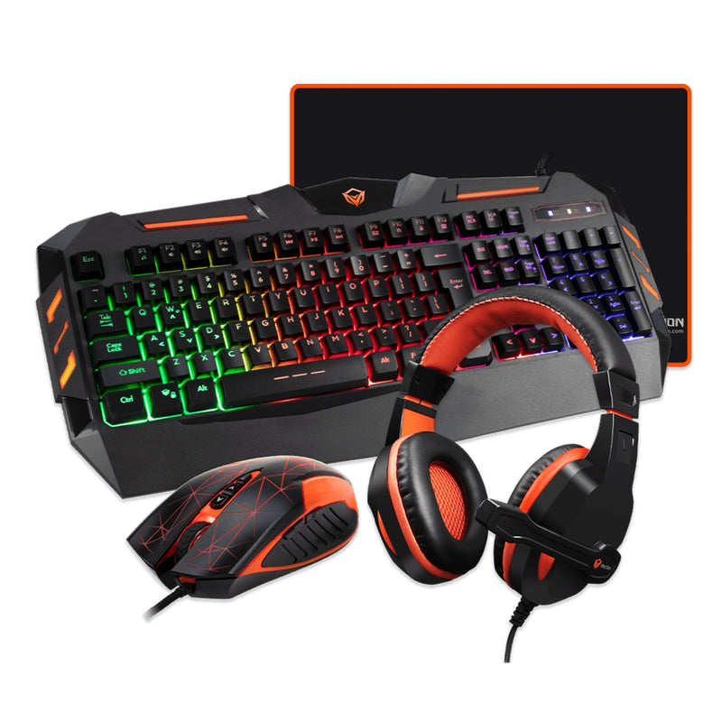 Meetion C500 Gaming Keyboard Mouse and Headset Combo 4 IN 1  