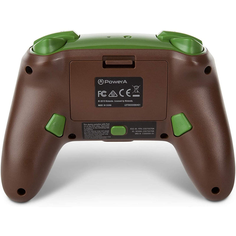 Powera Enhanced Wireless Controller For Nintendo Switch - Minecraft Grass Block Nintendo Switch