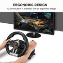 Pxn V3Ii180 Degree Steering Wheel With Pedals - Black Playstation 4 Accessory