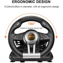 Pxn V3Ii180 Degree Steering Wheel With Pedals - Black Playstation 4 Accessory