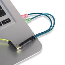 Headset headphone splitter convertor