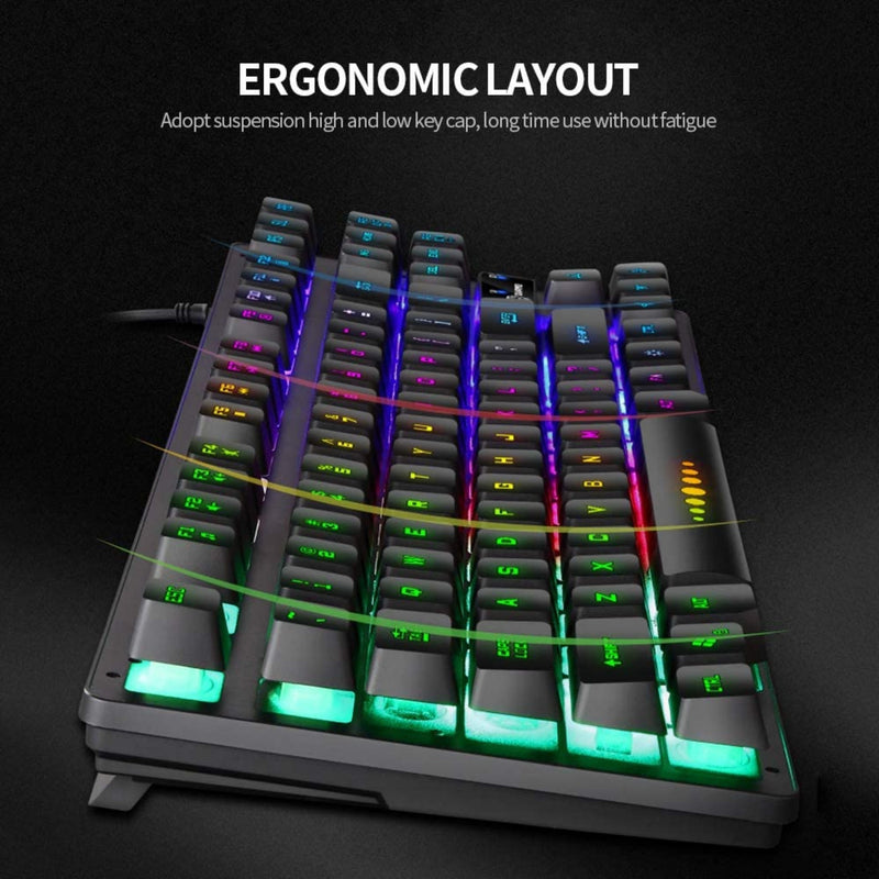 M880 Rgb 87 Key Gaming Keyboard