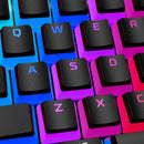 Hyperx Pudding Keycaps - Double Shot Pbt Keycap Full Key Set Black Gaming Accessory