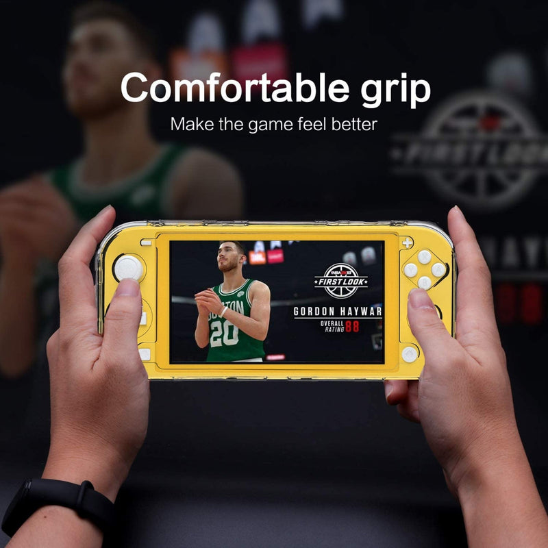 Crystal Clear Case with Kickstand for Nintendo Switch Lite