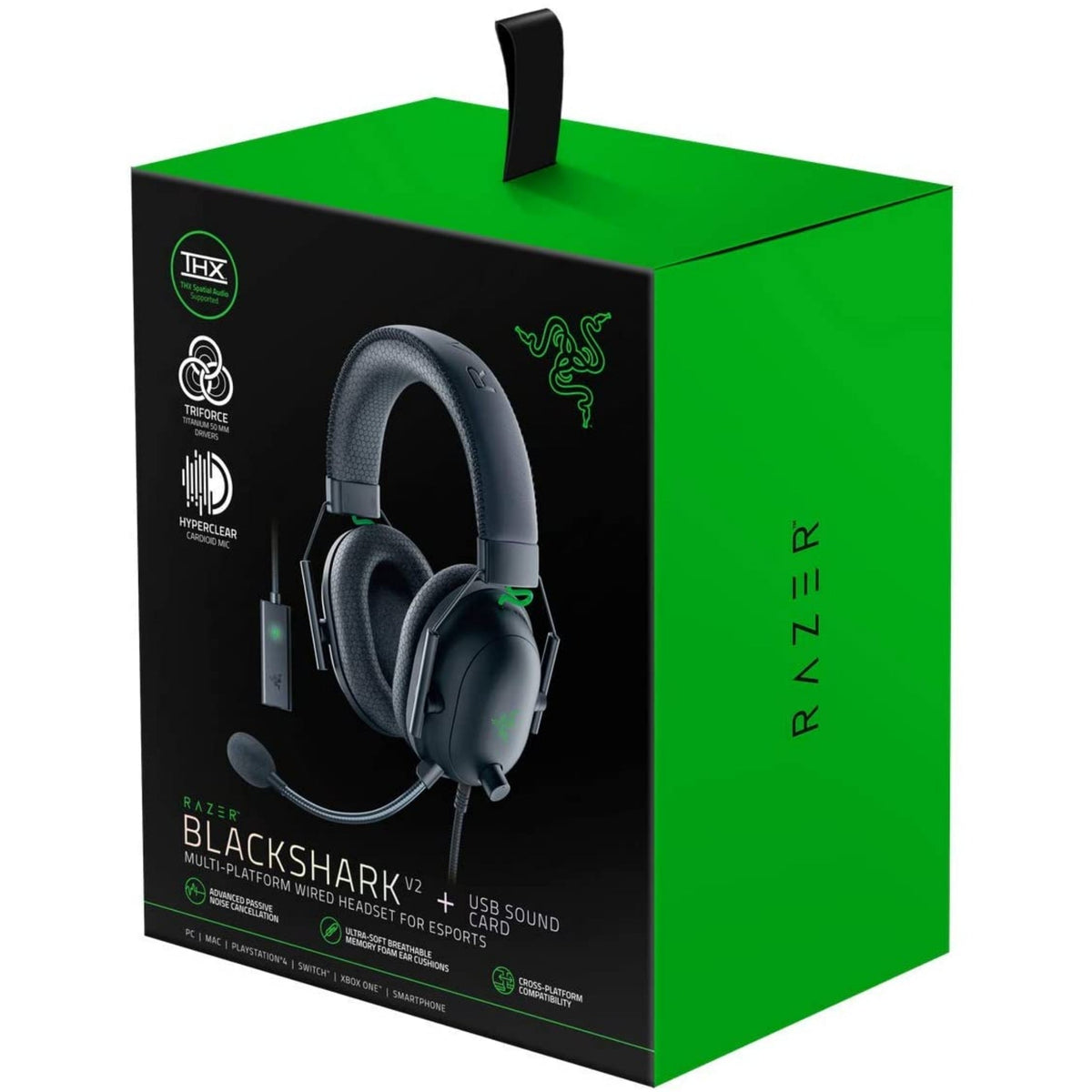 Headset Thx Spatial Audio Price Razer BlackShark V2 With USB Sound