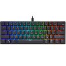 ROYAL KLUDGE RK61 RGB Dual Mode Wireless/Wired 60% Mechanical Gaming Keyboard - Black
