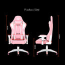 Meetion Chr16 Gaming E-Sport Chair - Pink