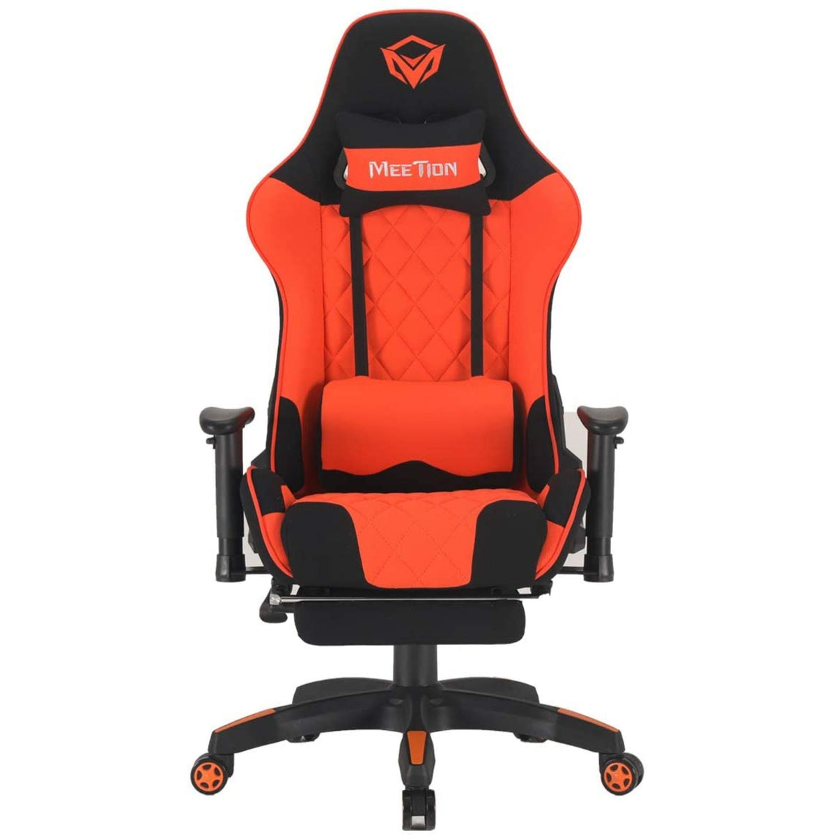MeeTion CHR25 Gaming E-Sport Chair with Footrest Black and Orange
