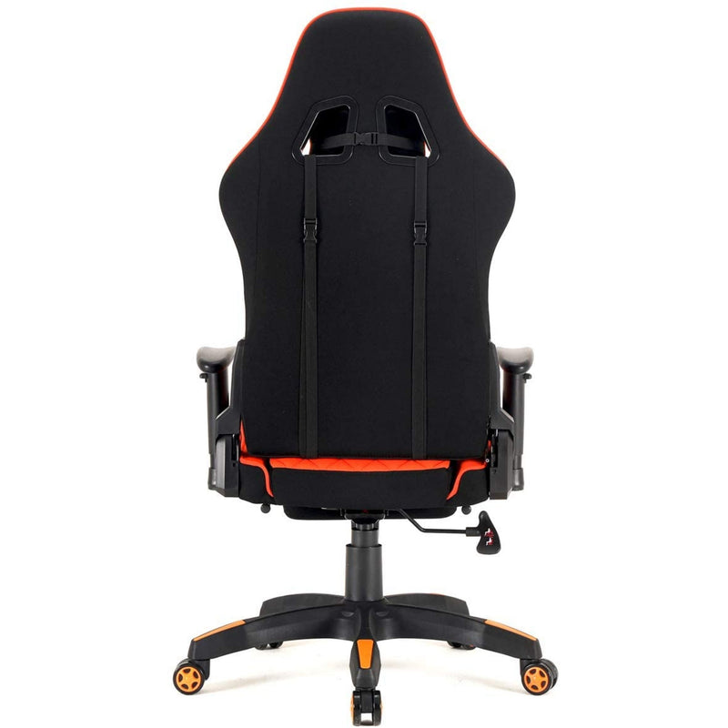 Meetion Chr25 Gaming E-Sport Chair With Footrest - Black And Orange