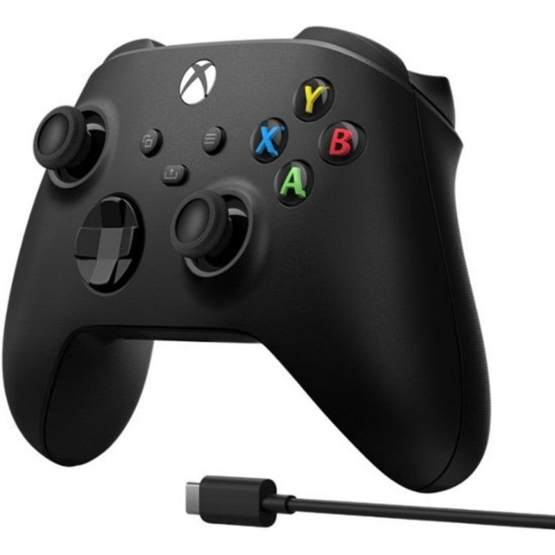 Xbox Wireless Controller For Series X|S And One With Usb-C Cable - Carbon Black Accessory