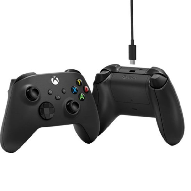 Xbox Wireless Controller For Series X|S And One With Usb-C Cable - Carbon Black Accessory