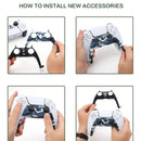 Decoration Shell Cover With Two Analog Grips For Ps5 Dualsense Controller Playstation 5 Accessory