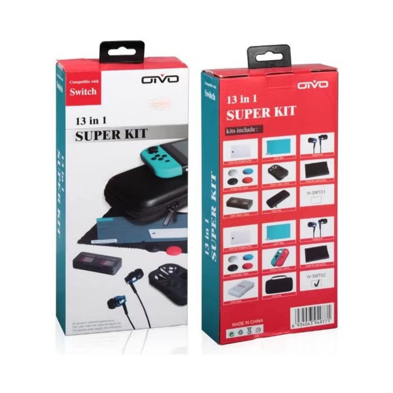Oivo 13 In 1 Super Kit For Nintendo Switch Nintendo Switch Accessory