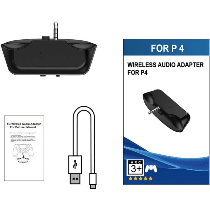 Wireless Audio Adapter With Bluetooth 5.0 For Ps4 Playstation 4 Console