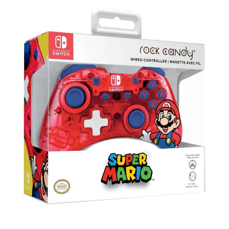 Pdp Rock Candy Wired Controller For Nintendo Switch - Mario Punch Nintendo Switch Accessory