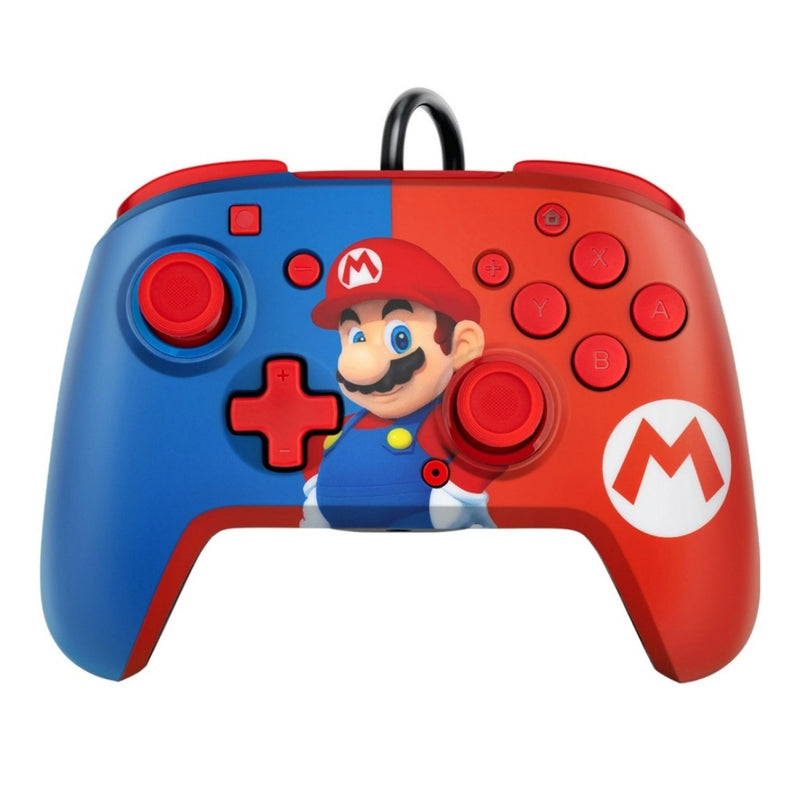 PDP Nintendo Switch Faceoff Deluxe+ Audio Wired Controller - Power Pose Mario