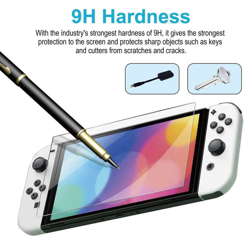 Nintendo Switch Oled Tempered Glass Screen Protector Accessory