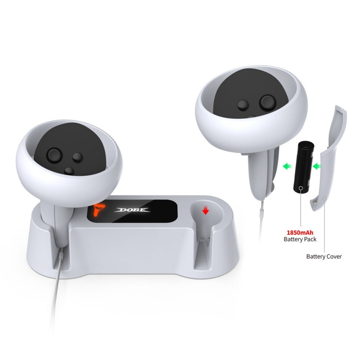 Battery Pack Rechargeable Batteries For Quest Oculus Quest