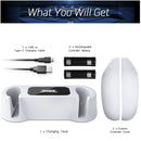 Dobe Fast Charging Dock With Rechargable Battery Pack For Oculus Quest 2 Vr Controllers Video Game