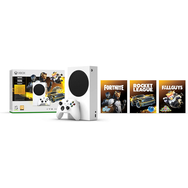 Xbox Series S 512GB Digital Console with Free Content + Digital Credits for Fortnite, Rocket League and Fall Guys