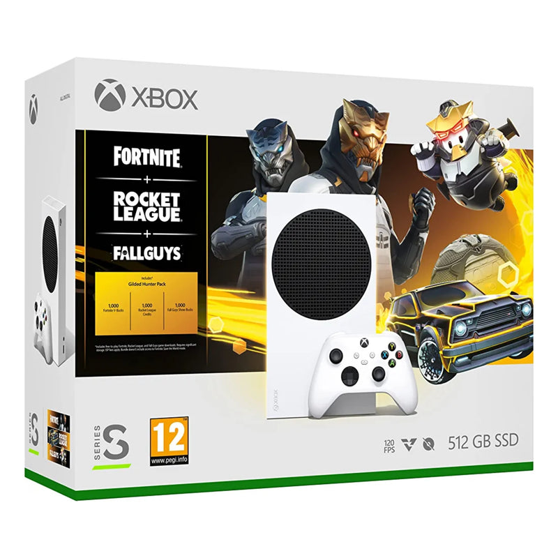 Xbox Series S 512GB Digital Console with Free Content + Digital Credits for Fortnite, Rocket League and Fall Guys