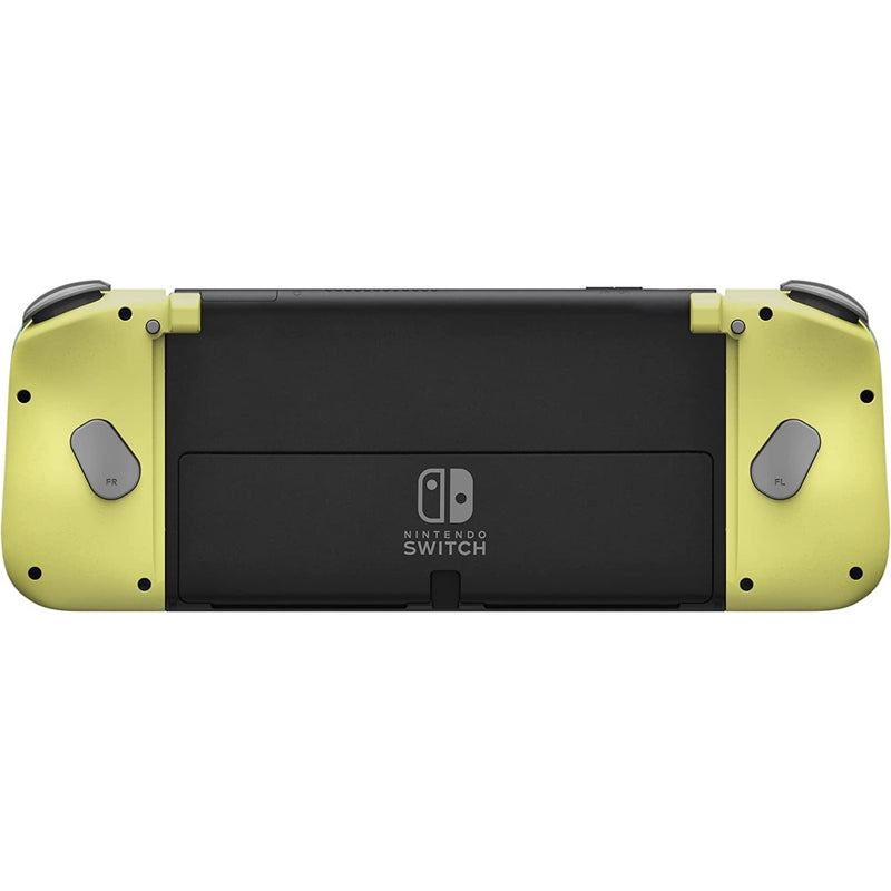 Hori Split Pad Compact Handheld Controller for Nintendo Switch - Light Gray & Yellow