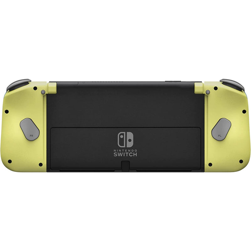 Hori Split Pad Compact Handheld Controller for Nintendo Switch - Light Gray & Yellow