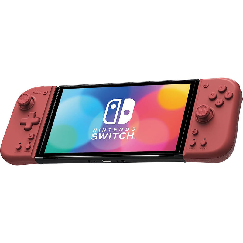 Hori Split Pad Compact Handheld Controller for Nintendo Switch - Apricot Red