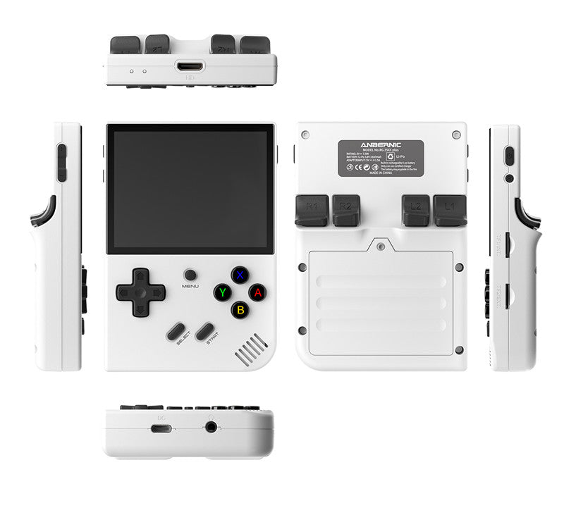 Anbernic RG35XX Plus Handheld Game Console, 3.5 inch IPS Screen Linux OS, 64G TF Card with 5500+ Games, Support HDMI TV Output 5G WiFi Bluetooth