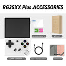 Anbernic RG35XX Plus Handheld Game Console, 3.5 inch IPS Screen Linux OS, 64G TF Card with 5500+ Games, Support HDMI TV Output 5G WiFi Bluetooth