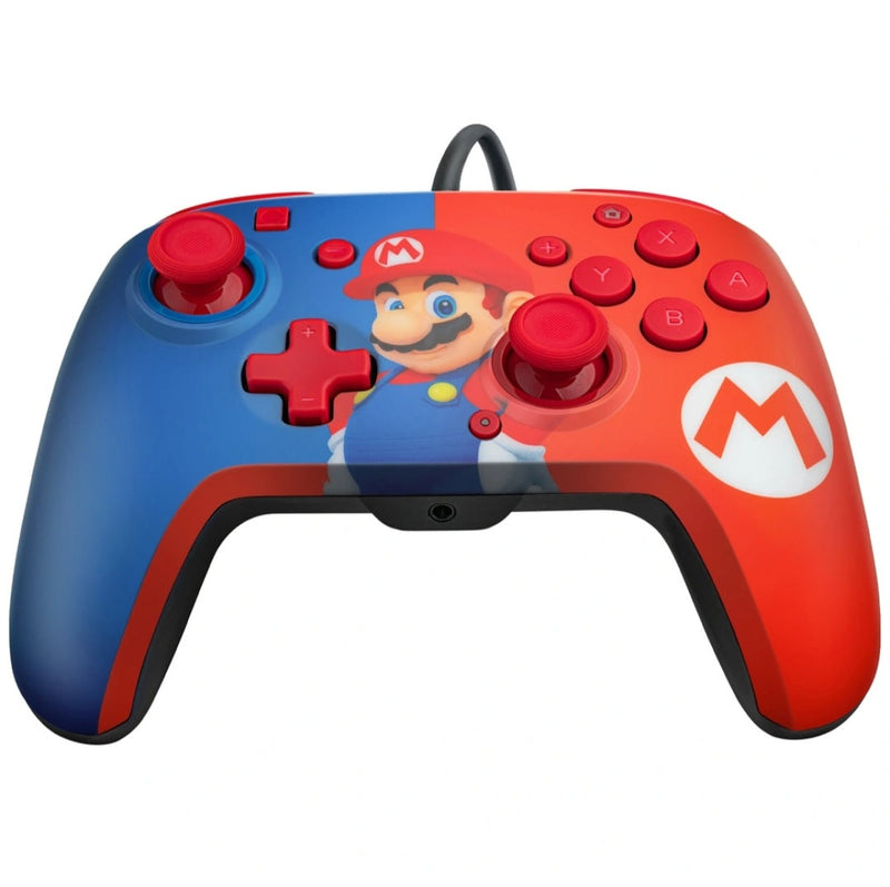 Pdp Nintendo Switch Faceoff Deluxe+ Audio Wired Controller - Power Pose Mario Nintendo Switch