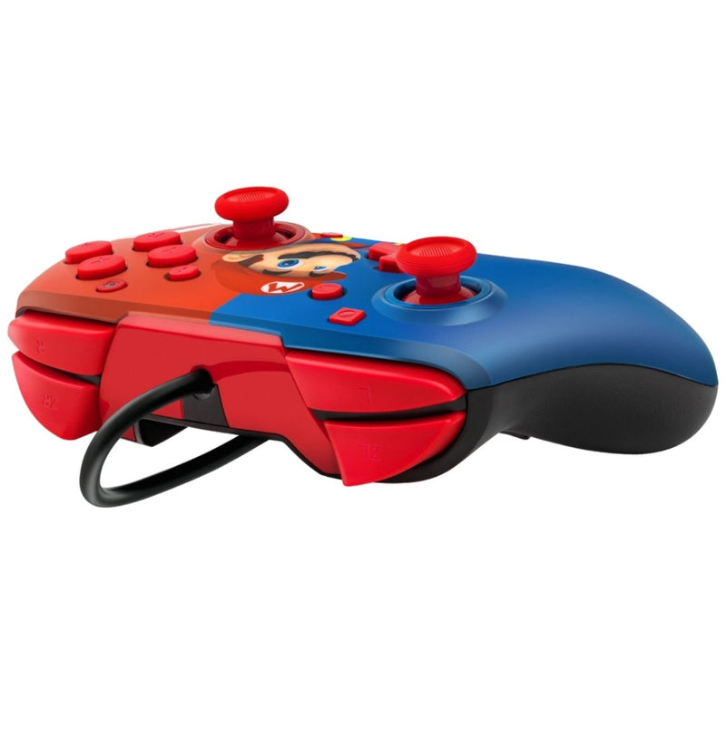 Pdp Nintendo Switch Faceoff Deluxe+ Audio Wired Controller - Power Pose Mario Nintendo Switch
