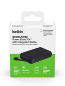 Belkin BoostCharge Power Bank 10K with Integrated Cable