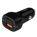 MOXOM PD20W QC3.0 Super Fast Charging Dual Port Type-C Car Charger