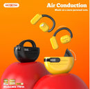 MOXOM MX-TW44 OWS OPEN AIR CONDUCTION ON EAR TWS WIRELESS V5.3 BLUETOOTH EARPHONES EARBUDS - Black