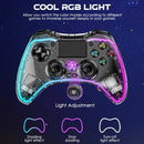 P05 Ergonomic RGB Wireless Controller with Turbo Function and Back Buttons for PS3, PS4, PC, Mobile Phones & Nintendo Switch
