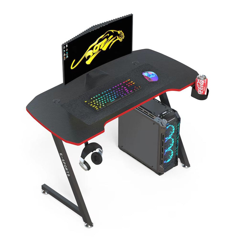 Z8 Gaming Desk, Headset Holder & Cup Holder - 120cm