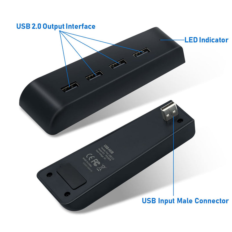 DOBE 1-TO-4 USB HUB FOR PS5