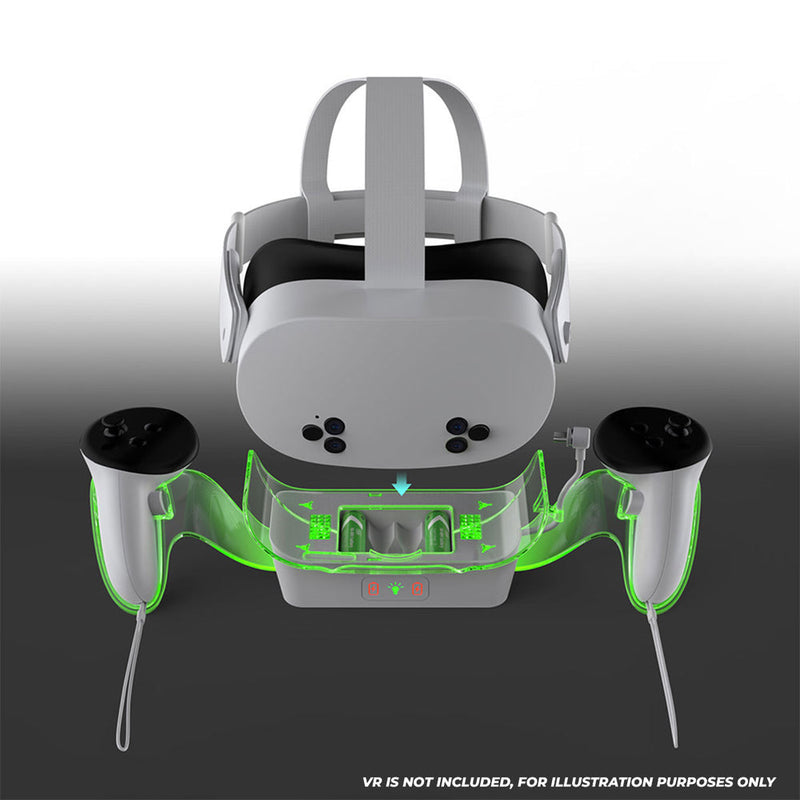 Dobe Charging Dock for Meta Quest 2 / Meta Quest 3 / Meta Quest 3S TY-3867