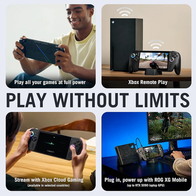 ASUS ROG XBOX Ally X, AMD Ryzen AI Z2 Extreme Processor,24GB RAM, 1TB SSD,7"/17.8cm, FHD,Touchscreen,120Hz, Gaming Handheld PC