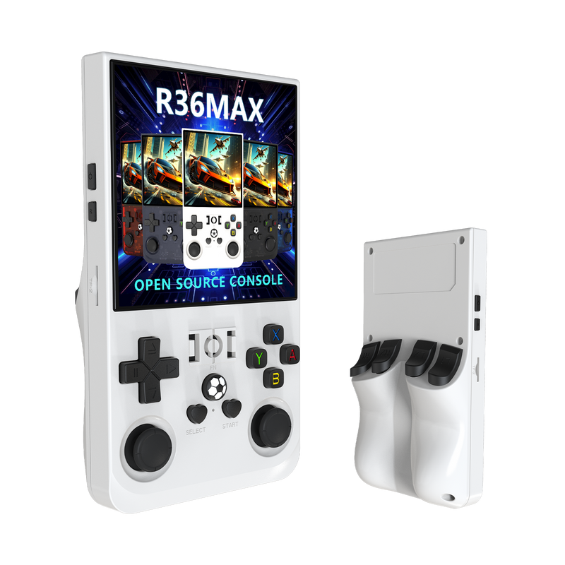 2025 R36 Max 4inch IPS 21000+ Games Video Handheld Game Players 4000mAh OS Linux System Hand Retro Game Console